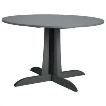 Table Mikado Ø120 Cm Stratifié Abs - Gris/anthracite
