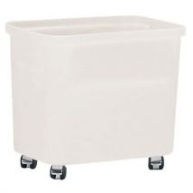 Fut Ercobox Roulettes 75l Coloris Blanc