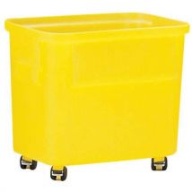 Fut Ercobox Roulettes 150l Coloris Jaune