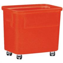 Fut Ercobox Roulettes 150l Coloris Rouge