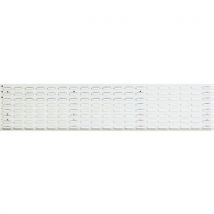 Plaque avec habillage à bacs Bott Perfo - Largeur 1486mm, Hauteur 457mm, Gris RAL7035 - Bott