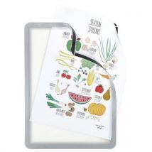 Pochette-cadre D'affichage Pour Vitre Magneto Gris