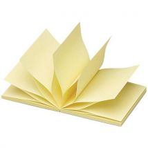 Z-Notes Éco Pliage en Z Jaune - Bloc-notes écologique et pratique