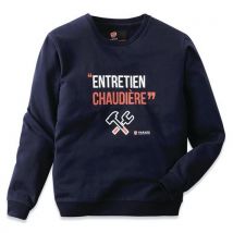 Sweat À Message Homme Esweat Taille: S Bleu Foncé
