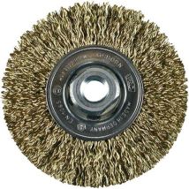 Osborn - Brosse métallique circulaire 115mm - Fil acier cablé pour finition - 12000 tr/min