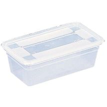 Matfer - Bac Gastronorme GN 1/3 Polypropylène Transparent 3.5L H100mm - Usage Alimentaire & Chambre Froide - Garantie 3 Ans