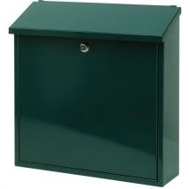 Boîte Aux Lettres Murale Hauteur 37 Cm Vert