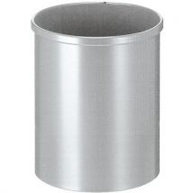Corbeille À Papier Rond 15l Argent