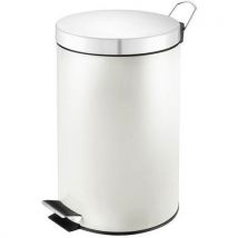Poubelle Pour Sanitaire À Pédale 3l Blanc