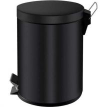 Poubelle Pour Sanitaire À Pédale 5l Noir