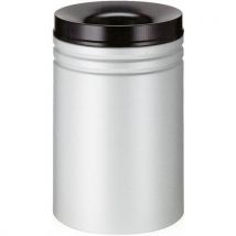 Poubelle Anti-feu 80l Gris/noir