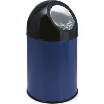 Poubelle Bullet Avec Liner 30l Bleu/noir