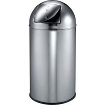 Poubelle Push Can 40l Inox