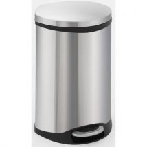 Poubelle Shell 18l Inox Mat