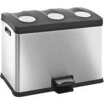 Rejoice Step Bin 3 X 12l Inox Mat