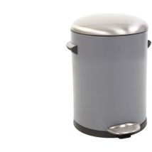 Poubelle À Pédale Belle Deluxe 3 L Grise - Eko