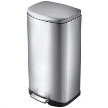 Poubelle Della Step Bin 35l Inox - Eko