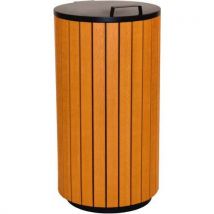 Poubelle D'extérieur 90 L Look Bois