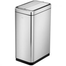 EKO - Poubelle Deluxe Phantom Sensor Bin 30 L Inox Mat - Capacité 30L - Hygiénique et Moderne