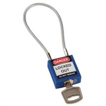 Cadenas De Sécurité Compact Bleu 20cm -varié