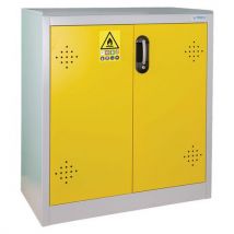 Armoire De Sûreté 155l 2 Portes Jaune Pour Produits Dangereux