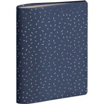 Semainier Poche Sad 13s Méline Bleu/argent 9 X 13 Cm