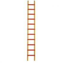 Echelle De Toit Bois - 11 Échelons- Hauteur Maximale 3m