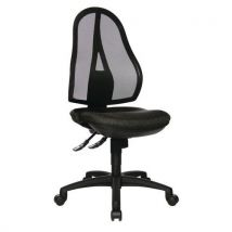 Siège De Bureau Noir/gris Doss. H:58 Cm Ass. P:48 Cm