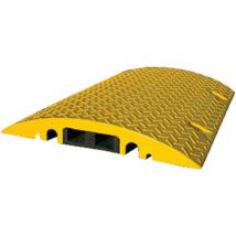 Ralentisseur Passe-câble 2 Canaux - 80cm - Jaune