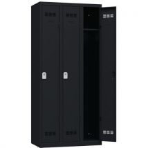 Vestiaire bureau - 3 colonnes - Largeur 300mm