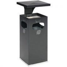 Cendrier Poubelle 38l Anthracite