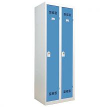 Vestiaire industrie propre - Largeur 300 mm - 2 colonnes - Vinco