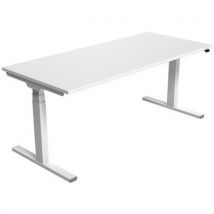 Bureau Électrique Ergonomique 180 Cm Blanc