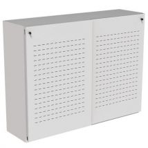 Armoire Acoustique 160 Cm - Blanc - 3 Tablettes