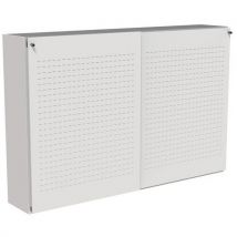 Armoire Acoustique 240 Cm - Blanc - 4 Tablettes