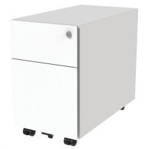 Caisson Mobile 2 Tiroirs - Blanc