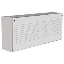 Armoire Acoustique 200 Cm - Blanc - 2 Tablettes