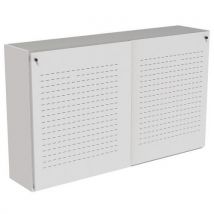 Armoire Acoustique 200 Cm - Blanc - 3 Tablettes