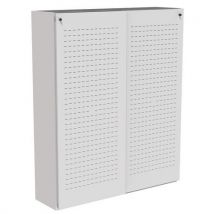 Armoire Acoustique 160 Cm - Blanc - 5 Tablettes