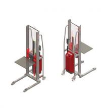 Gerbeur Gr Semi-électrique 300kg Plateau Inox