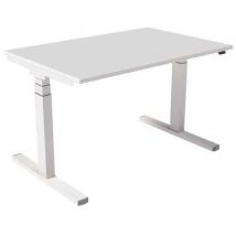 Bureau Électrique Ergonomique 120 Cm Blanc