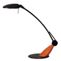 Lampe De Bureau Swingo Noire Et Merisier