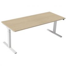 Bureau Électrique Ergonomique 200 Cm Erable