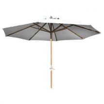 Parasol Bois Rond 3 M - Écru