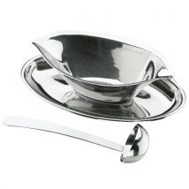 Saucière Avec Louche Et Plateau Luxe Lacor