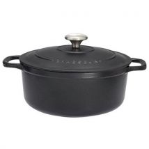 Cocotte En Fonte Ronde 26 Cm Noire Sublime Chasseur