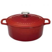 Cocotte En Fonte Ronde 32 Cm Rubis Sublime Chasseur