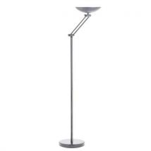 Unilux Lampadaire Led Dely 20 Articulé Gris Métal