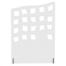 Claustra Folio Pieds 1 Et 2 Places 120x170 Cm Blanc Polaire