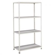 Rayonnage Rapid 2 4 Tablettes Metal 1980x915x610 Zingué